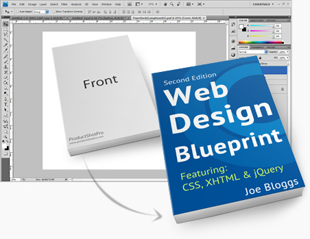 Product Shot Pro Ebook Cover Software Photoshop Smart Objects